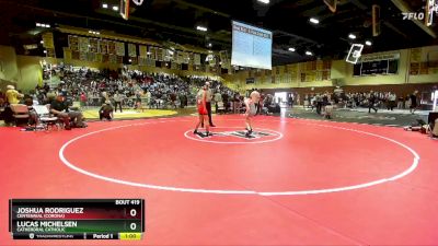 106 lbs Cons. Round 2 - Joshua Rodriguez, Centennial (Corona) vs Lucas Michelsen, Catherdral Catholic