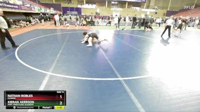 131-135 lbs Round 2 - Kieran Akerson, MWC Wrestling Academy vs Nathan Robles, Illinois