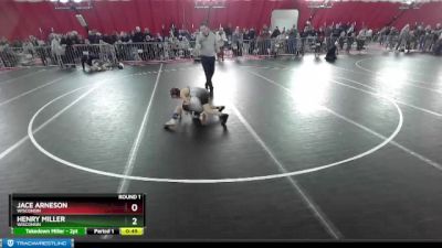 66-72 lbs Round 1 - Henry Miller, Wisconsin vs Jace Arneson, Wisconsin