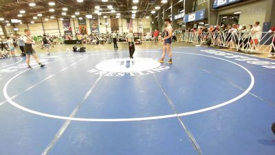 220 lbs Rr Rnd 2 - Chad Powell, Blue Wave vs Eli Makel, Quest School Of Wrestling Gold