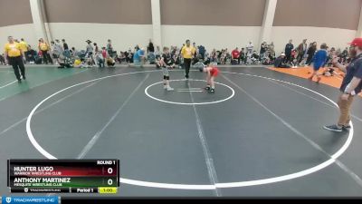 63-65 lbs Round 1 - Anthony Martinez, Mesquite Wrestling Club vs Hunter Lugo, Warrior Wrestling Club