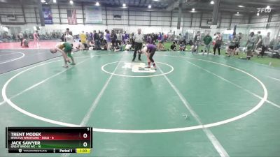 132 lbs Round 1 (4 Team) - Jack Sawyer, GREAT BRIDGE WC vs Trent Modek, INVICTUS WRESTLING - GOLD