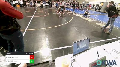 84 lbs Round Of 32 - Parker Ingram, Cleveland Take Down Club vs Jax Griffin, Unaffiliated