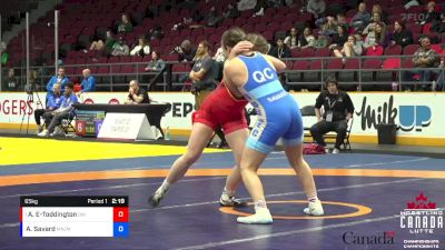 65kg Cons. Semi - Angelina Ellis-Toddington, Dinos WC vs Amanda Savard, Montreal NTC / Montreal WC