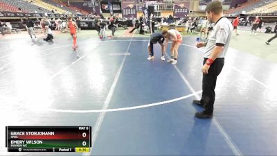 130 lbs Cons. Round 2 - Emery Wilson, Mayhem WC vs Grace Storjohann, Iowa