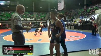 126 lbs Champ. Round 1 - Riley Lollar, Tuscaloosa County vs Mac Jones, James Clemens HS