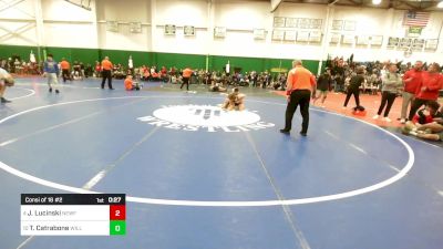 101 lbs Consi Of 16 #2 - Jakob Lucinski, Newfane vs Tanner Catrabone, Williamsville North-east