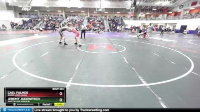 157 lbs Quarterfinal - Jeremy Jakowitsch, Unattached Missouri vs Cael Palmer, Grand View (Iowa)