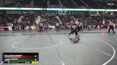 120 lbs Cons. Round 3 - Jaxon Gawith, Andover vs Callahan Earnest, Jayhawk Wrestling Club