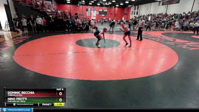 132 lbs Cons. Round 4 - Nino Protti, Chicago (ST. RITA) vs Dominic Recchia, YORKVILLE (HS)