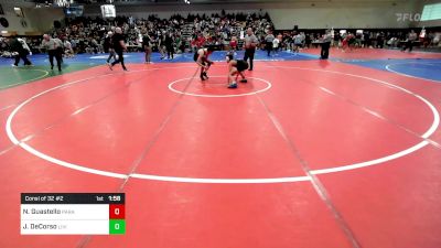 120 lbs Consi Of 32 #2 - Nick Guastello, Paramus vs Joseph DeCorso, Livingston