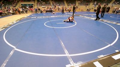 80 lbs Quarterfinal - Lukus Ringquist, HURRICANE WRESTLING ACADEMY vs Cayden Crawford, Pawhuska Elks Takedown