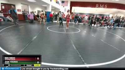 285 lbs Cons. Round 5 - Ben Niedo, Wyoming Indian vs Zain Younas, Powell