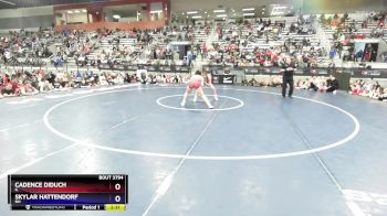 62 lbs Round 2 - Cadence Diduch, IL vs Skylar Hattendorf, NH