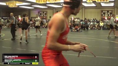 108 lbs Quarterfinals (8 Team) - Delvan Rotte, Olympic Gold vs Roccoo LaMotta, Empire WA