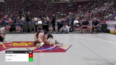 215 lbs First Round - Magnus Bibla, Crestwood vs Owen Ott, Penn Trafford