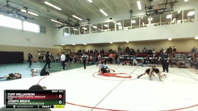 125 lbs Quarterfinal - Tuff Williamson, Franklin Pierce Cardinal Wrestling Club vs Joseph Brock, Takedown Express Wrestling Club