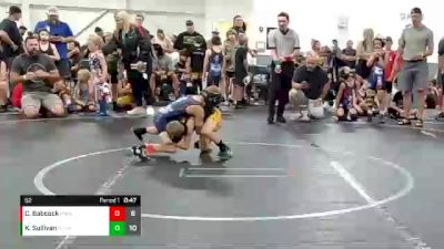 52 lbs Round 2 (8 Team) - Cru Babcock, Prestige Worldwide vs Keegan Sullivan, Rush WC