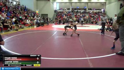 55 lbs Cons. Round 5 - Tyler Yates, Ironclad Wrestling Club vs Carter Yates, Ironclad Wrestling Club