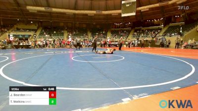 120 lbs Consi Of 4 - Jackson Bearden, Skiatook Youth Wrestling vs Trenton Watkins, Broken Arrow Wrestling Club