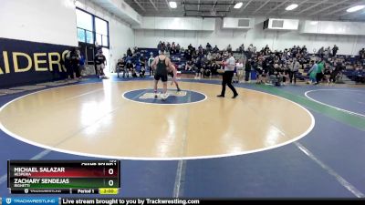 195 lbs Champ. Round 1 - Michael Salazar, Hesperia vs Zachary Sendejas, Righetti