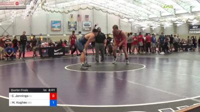 125 kg Quarterfinal - Conan Jennings, Northwestern vs Michael Hughes, Blue And Gold RTC