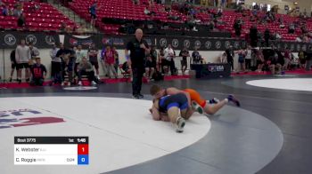 70 kg Rnd Of 32 - Kannon Webster, Illinois vs Cale Roggie, Patriot Elite Wrestling Club