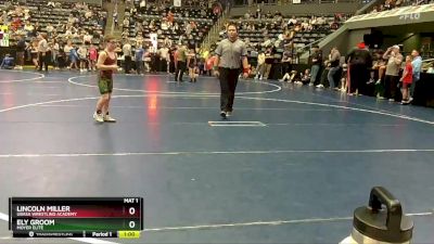 85 lbs Cons. Round 2 - Lincoln Miller, Ubasa Wrestling Academy vs Ely Groom, Moyer Elite