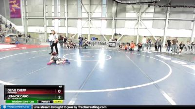 42-44 lbs Round 2 - Olive Cheff, Montana vs Lennox Caro, Mat Demon WC