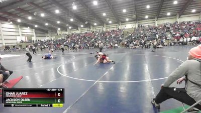 178 lbs Champ. Round 2 - Omar Juarez, Mountain View vs Jackson Olsen, Mountain Ridge