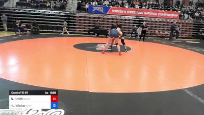 143 lbs Consi Of 16 #2 - Niah Smith, Waldorf vs Liv Wieber, Eastern Oregon University