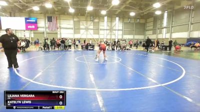 76 lbs Cons. Round 3 - Liliana Vergara, CA vs Katelyn Lewis, WI