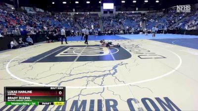 5A - 138 lbs 3rd Place Match - Brady Duling, Wichita-Bishop Carroll vs Lukas Hainline, Emporia