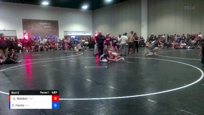 97 lbs Round 2 - Emerson Webber, Hernando Wrestling Club vs Cora Hayes, Florida