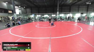 70 lbs Cons. Round 1 - Matthew Vigeant, Virginia Beach vs Hunter Martland, NC Wrestling Factory