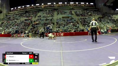 138 lbs Semifinal - Tony Wood, Jay County vs Cooper Baldwin, Peru