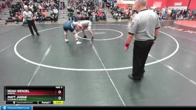 215 lbs Semifinal - Noah Wenzel, DAKOTA vs Matt Janiak, Plainfield (SOUTH)