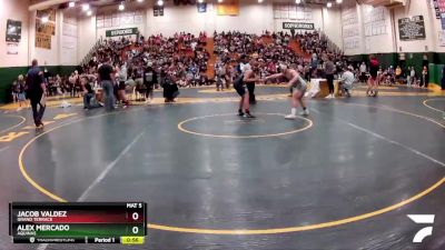 132 lbs Cons. Round 2 - Alex Mercado, Aquinas vs Jacob Valdez, Grand Terrace