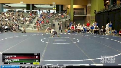 106 lbs Semifinals (8 Team) - Chase Dyer, Bixby vs Aydan Thomas, Stillwater