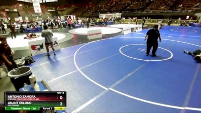 74 lbs Quarterfinal - Antonio Zamora, Ground Creatures Wrestling vs Grant Eklund, California