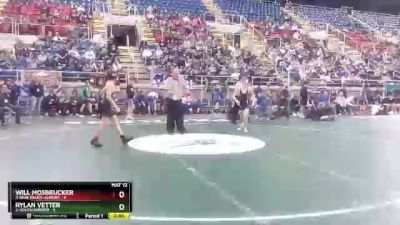 106 lbs Semis & 1st Wrestleback (8 Team) - Rylan Vetter, 2-South Border vs Will Mosbrucker, 3-New Salem-Almont