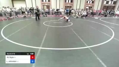 100 lbs Round Of 16 - Brayden Sigle, Pa vs Luke Johnston, Nj