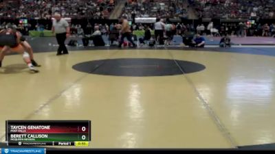 152 lbs Cons. Round 1 - Berett Callison, McQueen Nevada vs Taycen Genatone, Post Falls