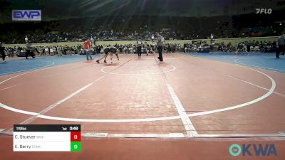 119 lbs Consi Of 8 #1 - Camden Stuever, Skiatook Bulldog Wrestling vs Eli Berry, Team Berry