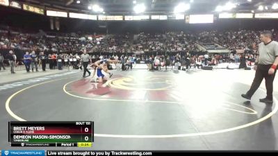 5A 145 lbs Cons. Round 1 - Demeon Mason-Simonson, Timberline vs Brett Meyers, Coeur D Alene