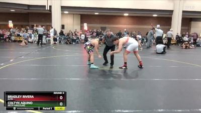 Round 3 - Coltyn Aquino, Delta Wrestling vs Bradley Rivera, Elite