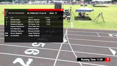 Youth Boys' 100m, Prelims 12 - Age 17-18