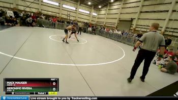 120 lbs Finals (2 Team) - Mack Mauger, Idaho vs Geronimo Rivera, Utah