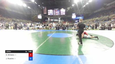 220 lbs Rnd Of 32 - Samuel Winkels, Minnesota vs Jacob Ruacho, California