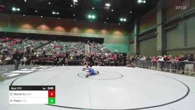 120 lbs Consi Of 8 #1 - Dedrick Navarro, Nampa vs Kyler Pace, Layton